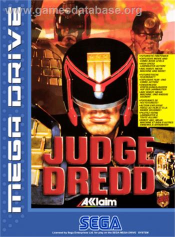 Cover Judge Dredd - The Movie for Genesis - Mega Drive
